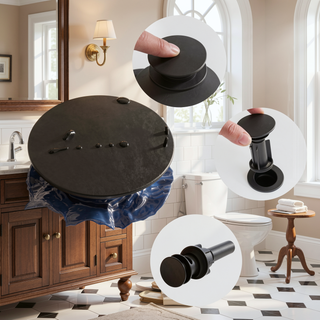 Sunvega 8 Inch Widespread Bathroom Sink Faucet Matte Black with 360 Swivel Spout