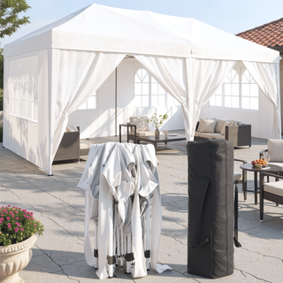 Sunvega 10x20 Pop Up Canopy Tent with 6 Removable Sidewalls and Carry Bag