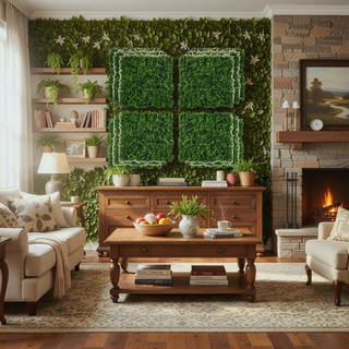 Sunvega 12 PCS 20x20 Inch UV Protected Artificial Boxwood Panels for Privacy Hedge