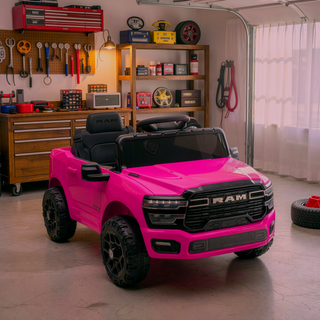 Sunvega Licensed Dodge RAM 3500 Kids Ride On Truck with Remote Control and LED Headlights