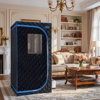 Sunvega Portable Full Size Steam Sauna Tent with Remote Control and Foldable Chair
