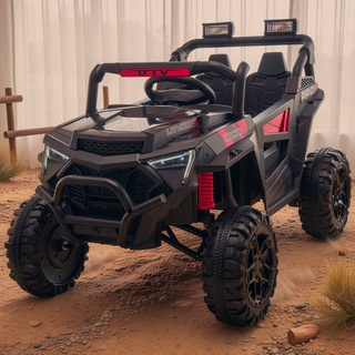 Sunvega 24V 400W Kids Electric UTV with Parent Remote Control and Four-Wheel Suspension