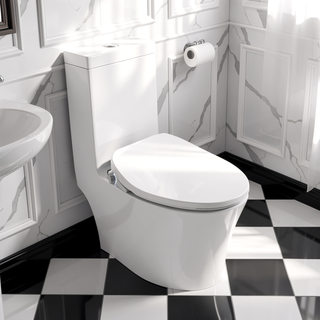 Sunvega Non-Electric Bidet Toilet Seat with Heated Seat and Dual Wash Modes