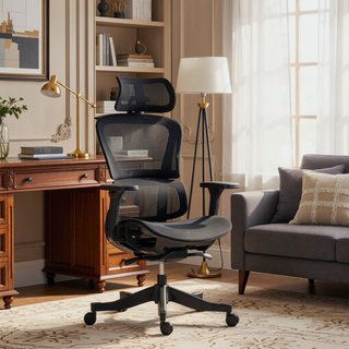 Sunvega Ergonomic High Back Mesh Office Chair with 4D Armrests and 360 Swivel