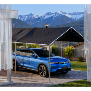 Sunvega Weather-Resistant Carport Replacement Canopy Cover with Ball Bungee Cords