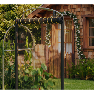 Sunvega Galvanized Steel Plant Cage with Zippered Door for Garden Protection