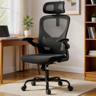 Sunvega Ergonomic Office Chair with Adjustable Headrest and Lumbar Support for Home Office