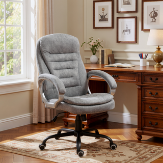 Sunvega High Back Executive Office Chair with Adjustable Height and Lumbar Support