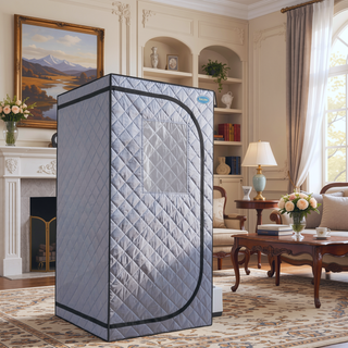 Sunvega Portable Steam Sauna Tent with Remote Control Chair and FCC UL Certification