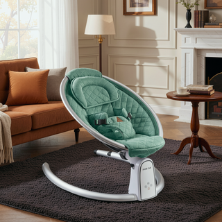 Sunvega Bluetooth Electric Baby Bouncer with Music Speaker and LED Touch Screen