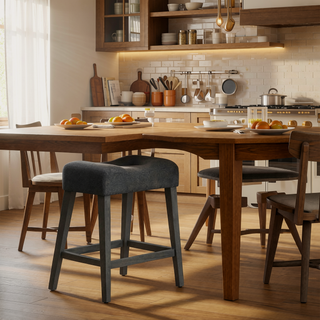 Sunvega Industrial Bar Table and Chairs Set with Power Outlet for Living Room