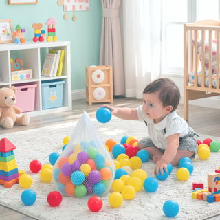 Sunvega 500 Count 2.2 Inch Crushproof Phthalate Free BPA Free Ball Pit Balls for Kids
