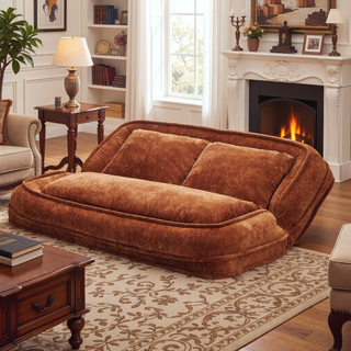 Sunvega Double Human Dog Bed Loveseat with 5 Adjustable Positions and Plump Pillow