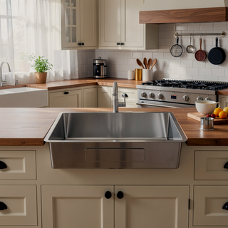 Sunvega 16 Gauge T304 Stainless Steel Undermount Kitchen Sink with Drain Assembly