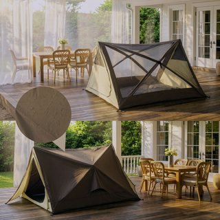 Sunvega Automatic Instant Pop Up Camping Tent Waterproof with Rainfly for 2-3 People