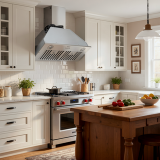 Sunvega 30 Inch 800CFM Built-in Range Hood with LED Lights and Baffle Filters