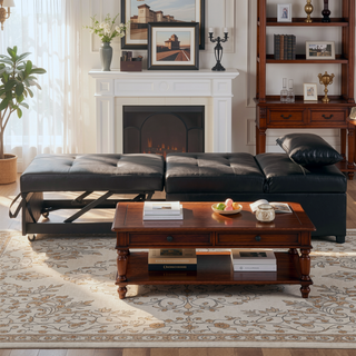 Sunvega Multifunctional Folding Ottoman Sofa Bed for Living Room and Bedroom