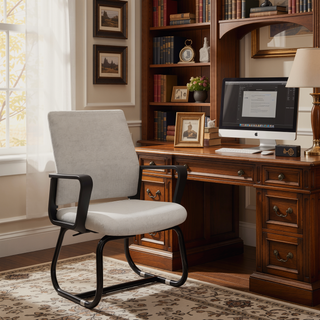 Sunvega Modern Mesh Office Chair with Ergonomic Backrest and Stable Metal Frame