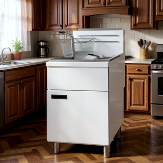 Sunvega 5-Burner Liquid Propane Deep Fryer with 150,000 BTU/h Adjustable Thermostat