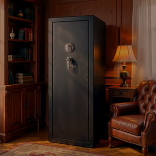 Sunvega California DOJ Approved 9.33 Cubic Ft Biometric Rifle Safe with Silent Mode