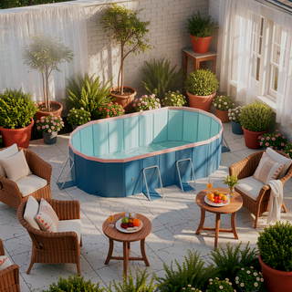 Sunvega Strong Durable PVC Outdoor Swimming Pool for Garden Patio Beach