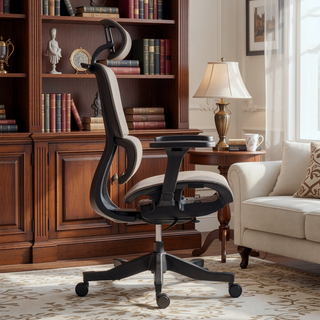 Sunvega Ergonomic High Back Mesh Office Chair with 4D Armrests and 360 Swivel