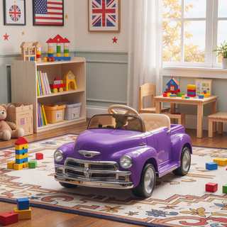 Sunvega Licensed Chevrolet 3100 Vintage Electric Ride On Truck Car for Kids
