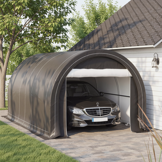 Sunvega Heavy Duty Portable Carport Garage Storage Tent with Large Zippered Door