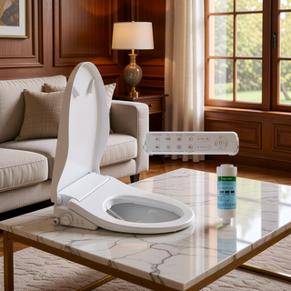 Sunvega Non-Electric Bidet Toilet Seat with Heated Seat and Dual Wash Modes