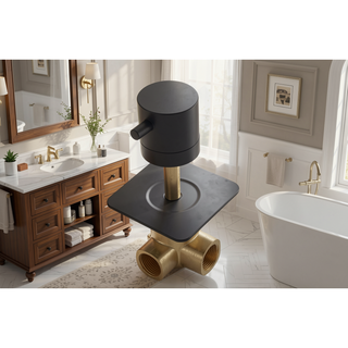 Sunvega 3/4-Inch Cast Metal High Flow Master Shower Volume Control Valve