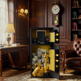 Sunvega Large Digital Security Safe with Dual Alarm and Hidden Code Function