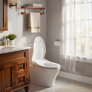Sunvega Non-Electric Bidet Toilet Seat with Heated Seat and Dual Wash Modes
