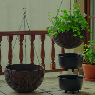 Sunvega 2 Pack Tall 21.7 Inch Crack-Resistant UV-Resistant Matte Planter Box for Indoor Outdoor
