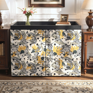 Sunvega Paint Free Vanity Door Panel with Hidden Handles for Bathroom and Kitchen