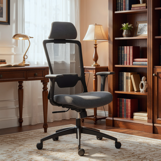 Sunvega High Back Ergonomic Office Chair with Dynamic Lumbar Support and Adjustable Headrest