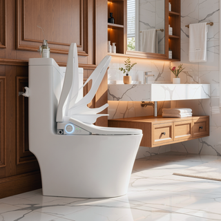 Sunvega Non-Electric Bidet Toilet Seat with Heated Seat and Dual Wash Modes