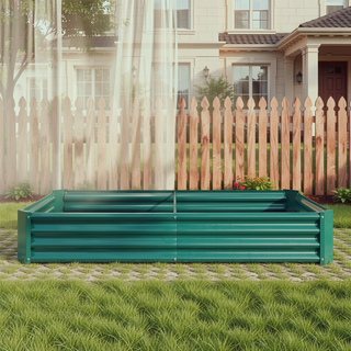 Sunvega 72x36x12 Inch Metal Raised Garden Bed for Plants Vegetables and Flowers