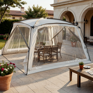 Sunvega 12x12 Feet Screen House Tent with 2 Doors, UV50+ Protection for Patio and Camping