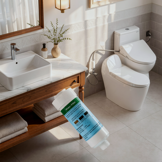 Sunvega Non-Electric Bidet Toilet Seat with Heated Seat and Dual Wash Modes