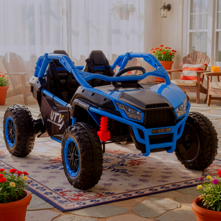 Sunvega 24V Two-Seater Kids UTV with Parent Remote Control 400W High Power