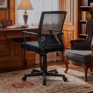 Sunvega Ergonomic Mesh Office Chair with Breathable Mid-Back Design