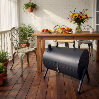 Sunvega Portable Charcoal Tabletop Barbecue Grill for Outdoor Camping Backyard Party