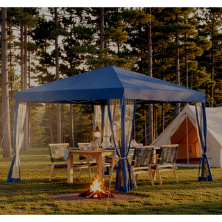 Sunvega Pop Up Canopy Tent with Netting for Instant Shade and Outdoor Gatherings