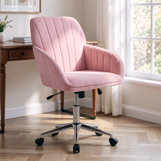 Sunvega Ergonomic Swivel Chair with Soft Memory Foam Cushion and Lumbar Support