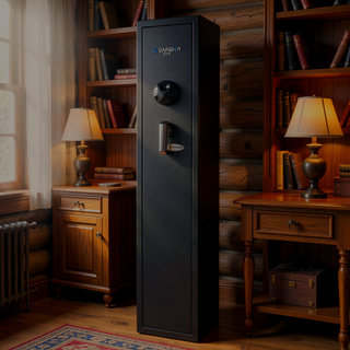 Sunvega Biometric Keypad Rifle Safe with Secure Firearm Storage for Home Use