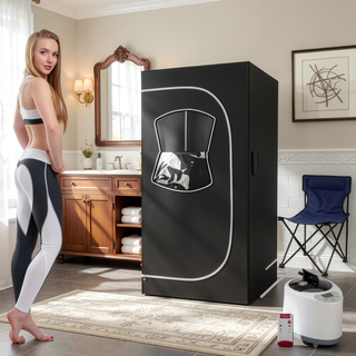 Sunvega Portable Steam Sauna Tent with Remote Control for Full Body Relaxation at Home