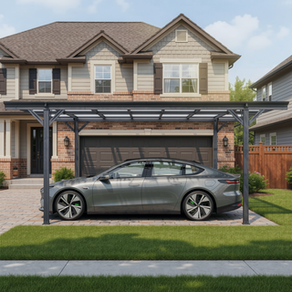 Sunvega 16x10 FT Outdoor Carport with Aluminum Alloy Frame and Polycarbonate Panels