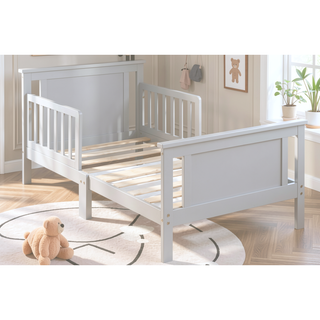 Sunvega Reversible Panel Toddler Bed with Dual-Tone Finish and Low Profile