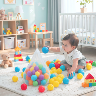 Sunvega 500 Count 2.2 Inch Crushproof Phthalate Free BPA Free Ball Pit Balls for Kids