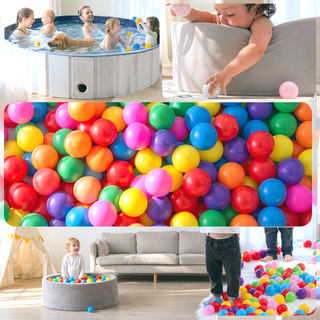 Sunvega 500 Count 2.2 Inch Crushproof Phthalate Free BPA Free Ball Pit Balls for Kids